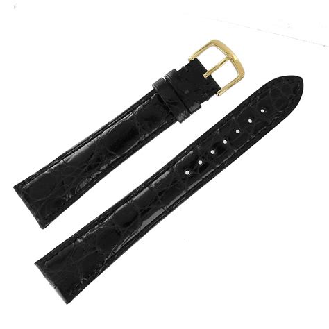 Hadley Roma Genuine Alligator Watch Band 